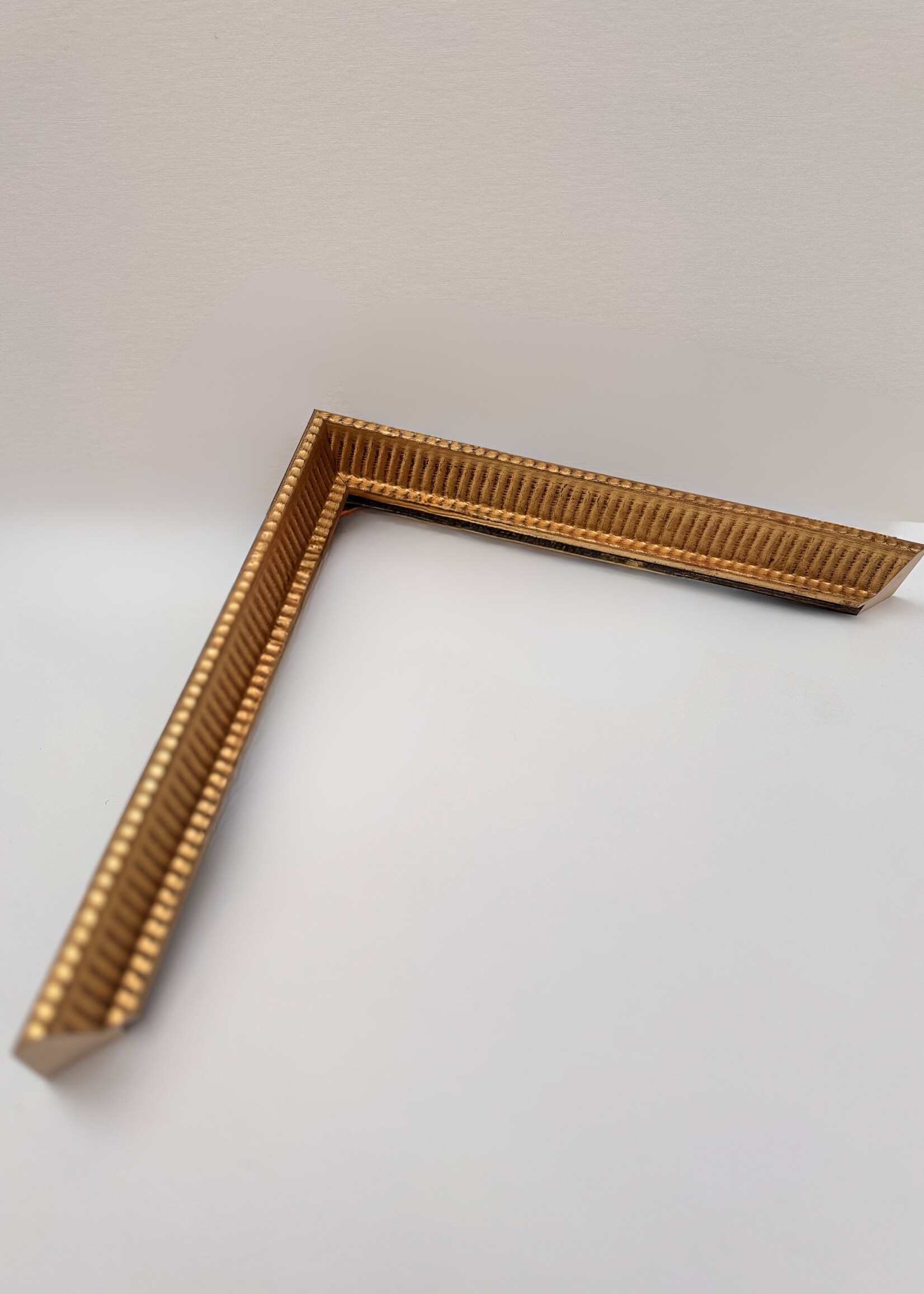 Maatwerk Cannelure smal goud