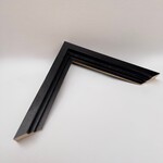Maatwerk Baklijst met trap Zwart