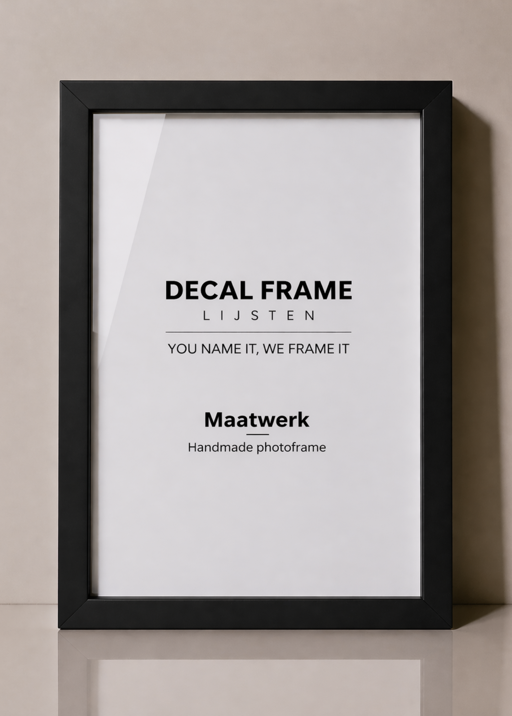 Maatwerk Fortuna zwart 20x30mm