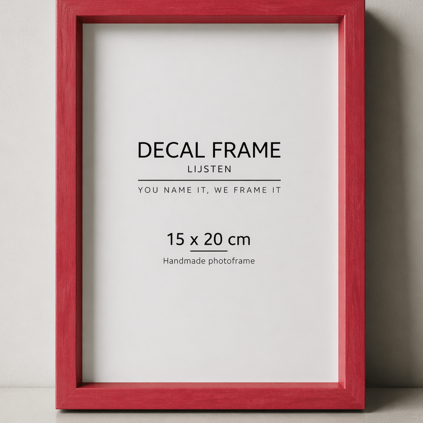 Maatwerk Aquarelle Cherry red