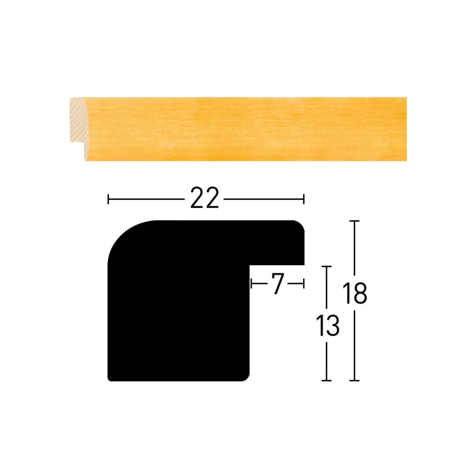 Maatwerk Aquarelle Honey