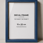 Maatwerk Aquarelle Royal blue