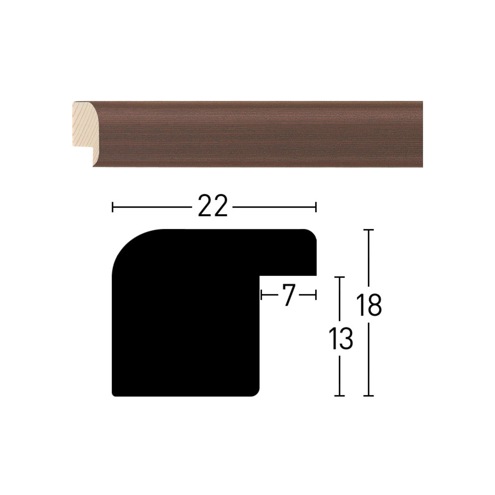 Maatwerk Aquarelle Wenge