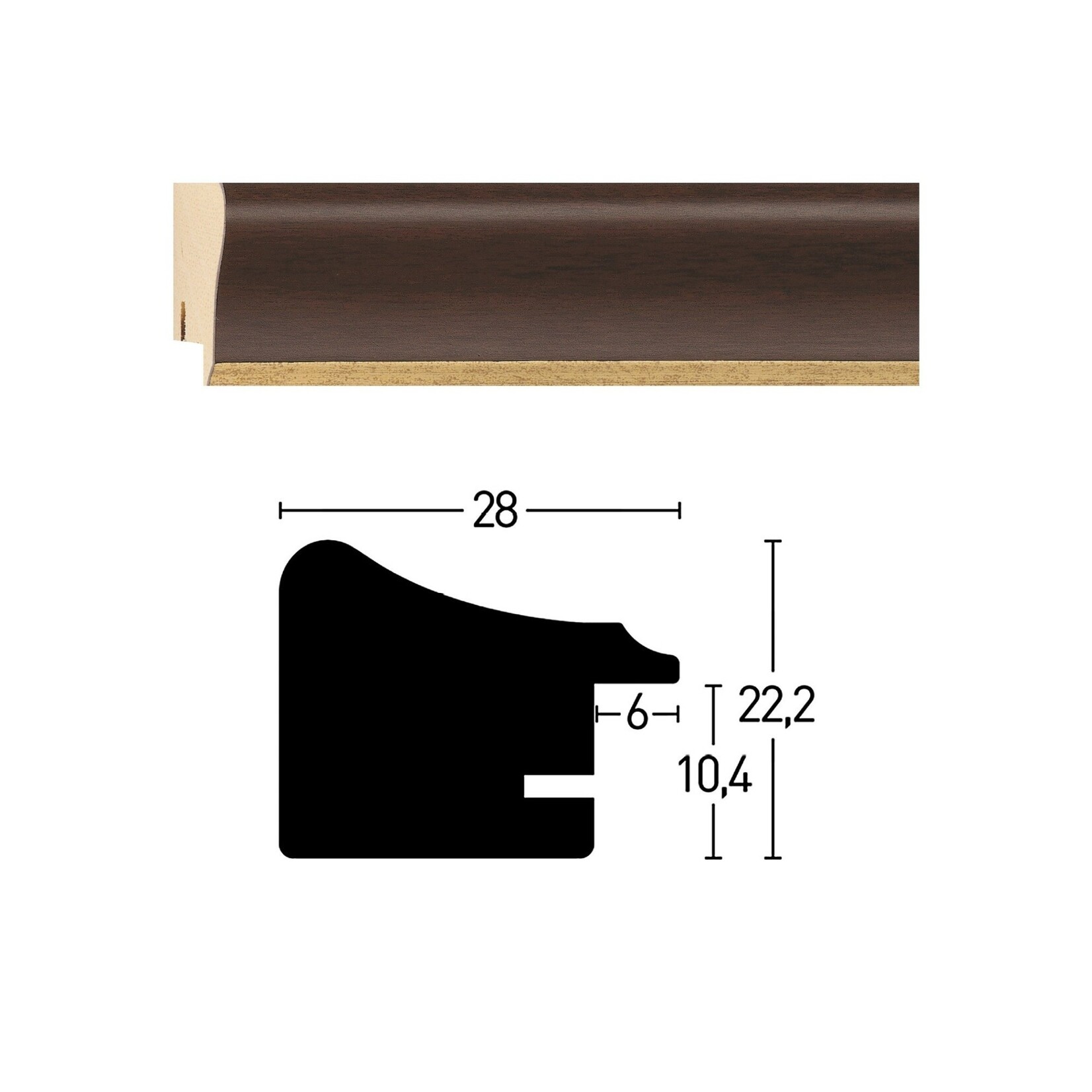 Maatwerk Derby Palisander