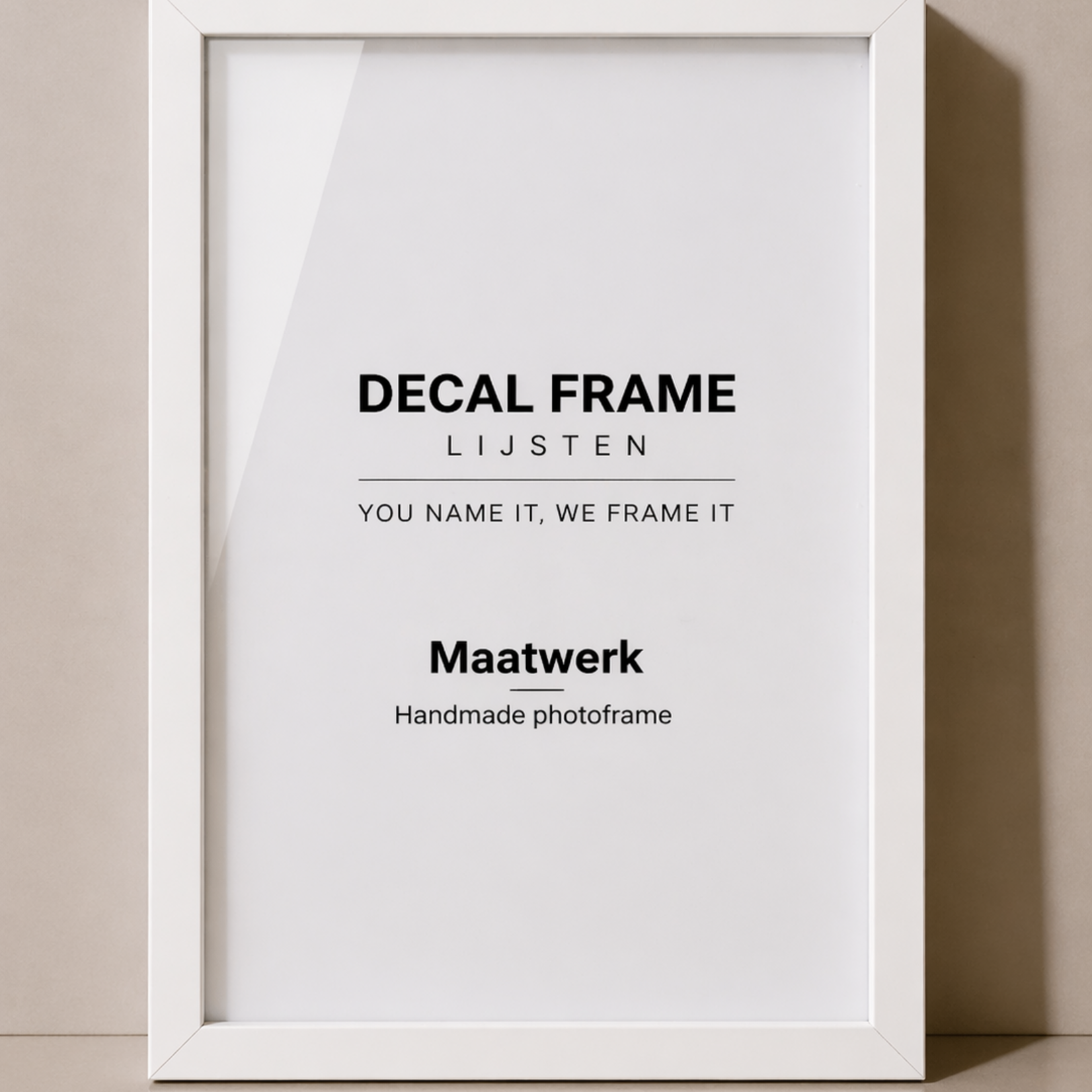 Maatwerk Essential Wit