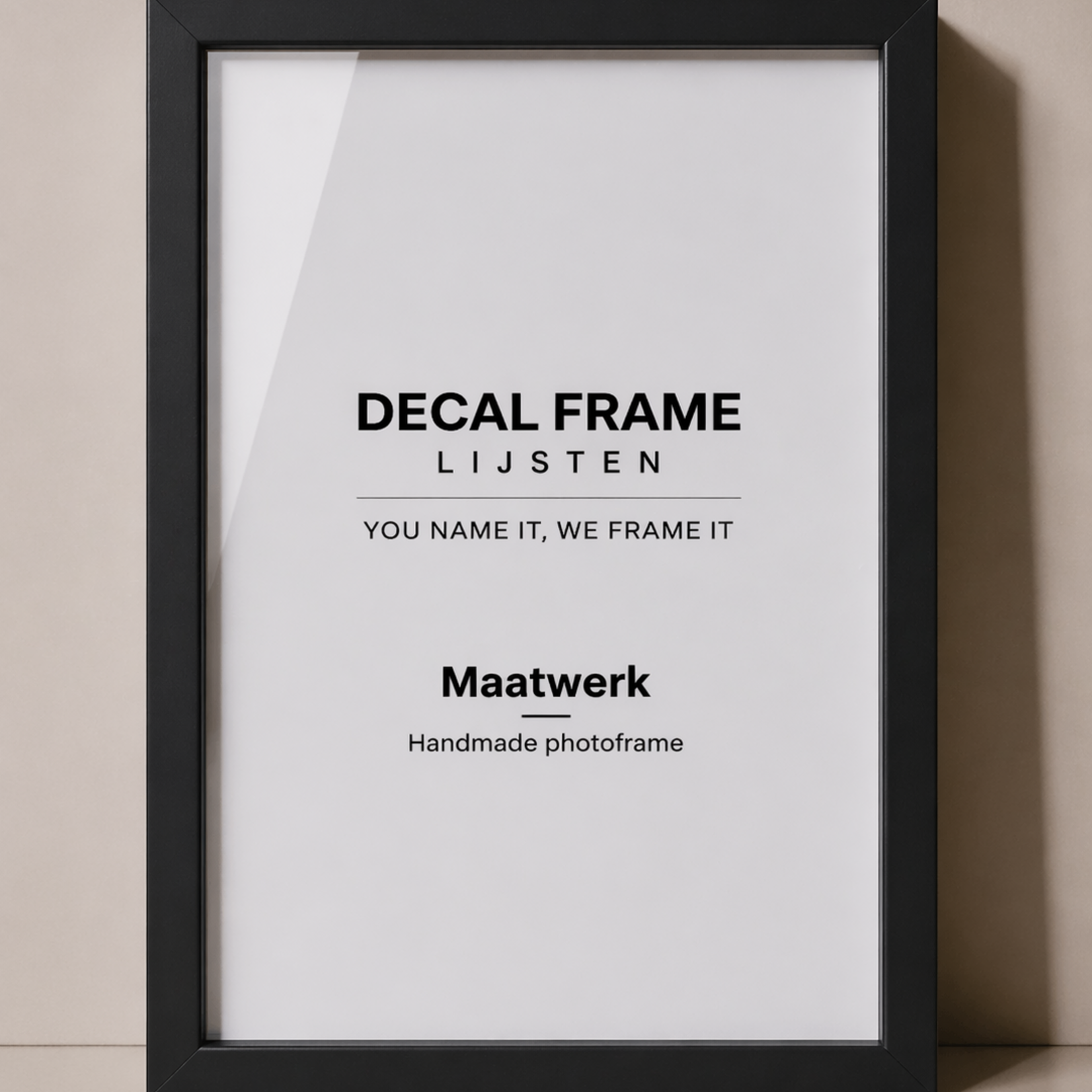 Maatwerk Essential Zwart