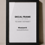 Maatwerk Fortuna Zwart 15x20mm