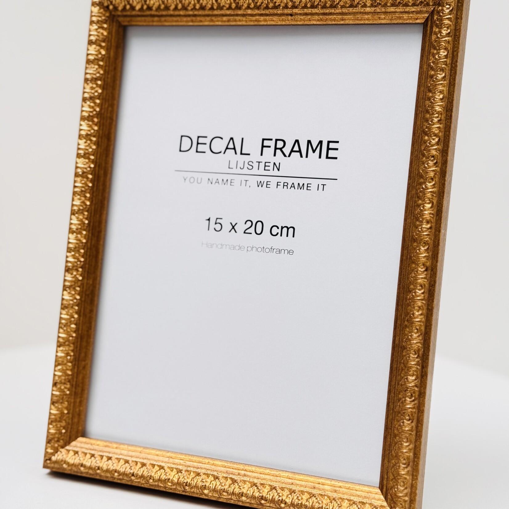 Maatwerk Fenice ornament donker goud 16
