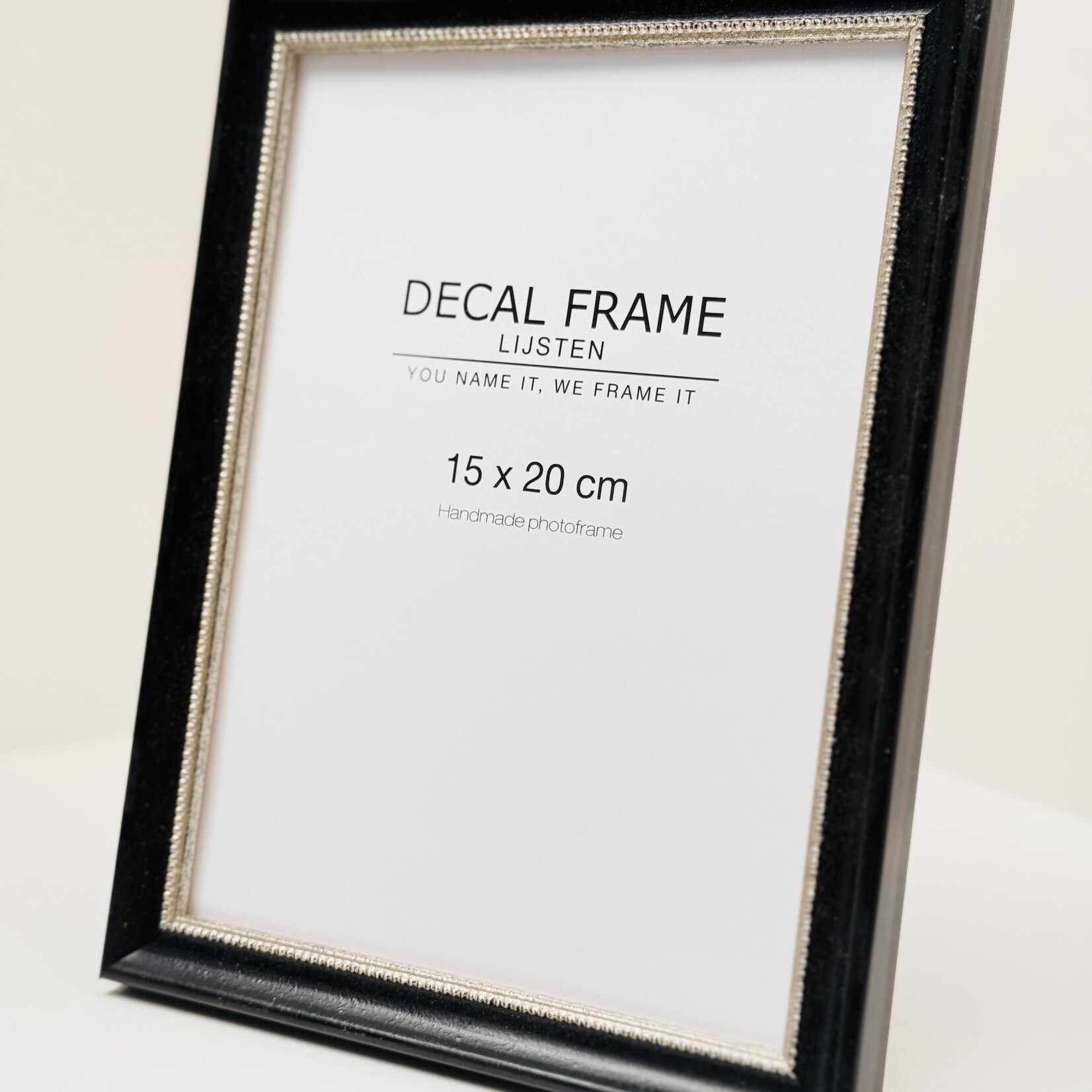Maatwerk Opera zwart/zilver kraaltje 15