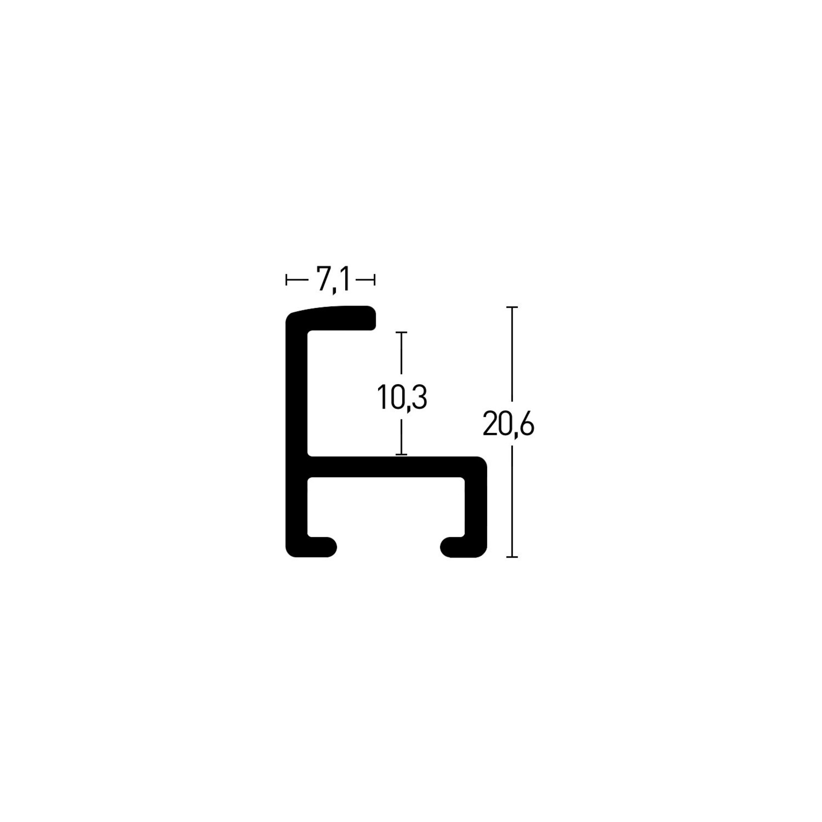 Maatwerk P 11 Contrast Grey