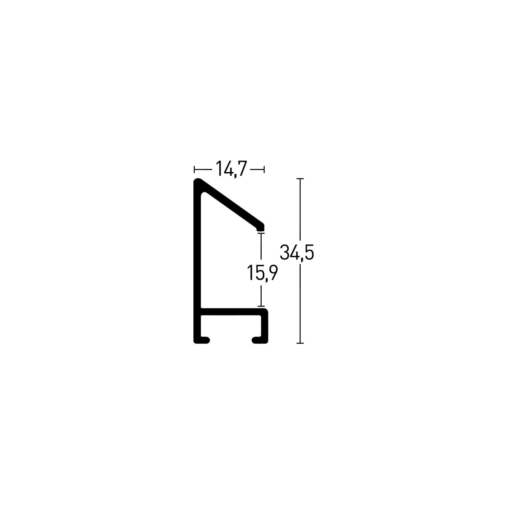 Maatwerk P 51 Black Matt