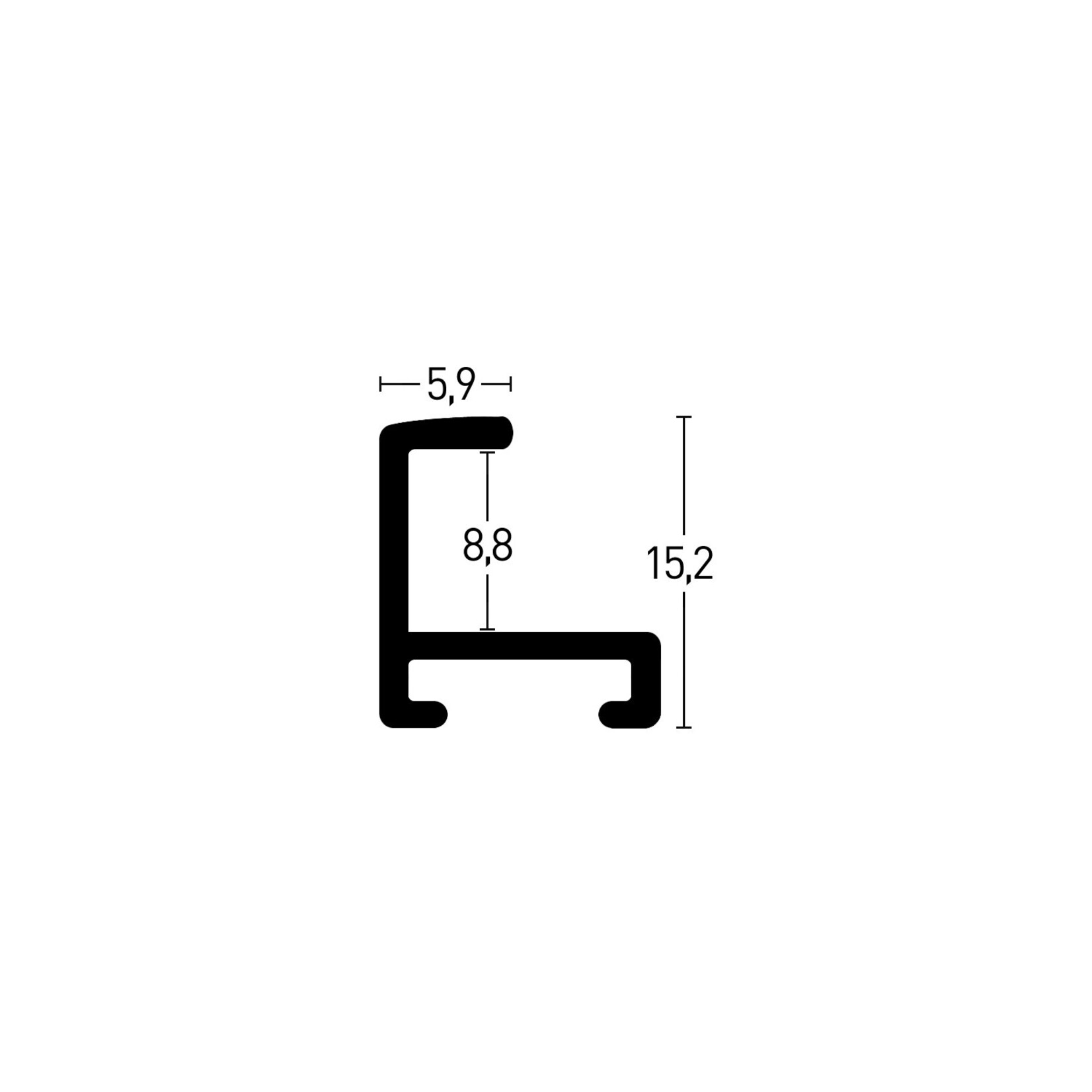 Maatwerk P 4 Black Matt