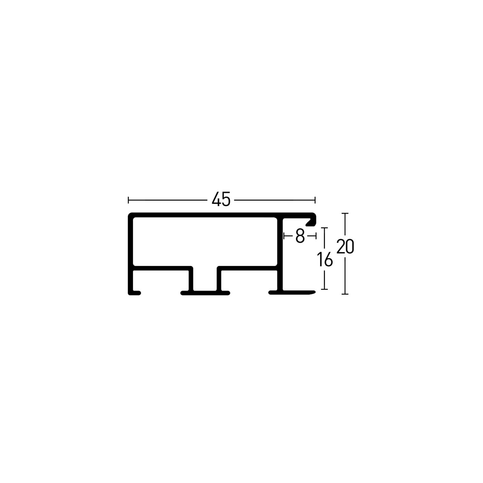 Maatwerk P 79 Natural Steel