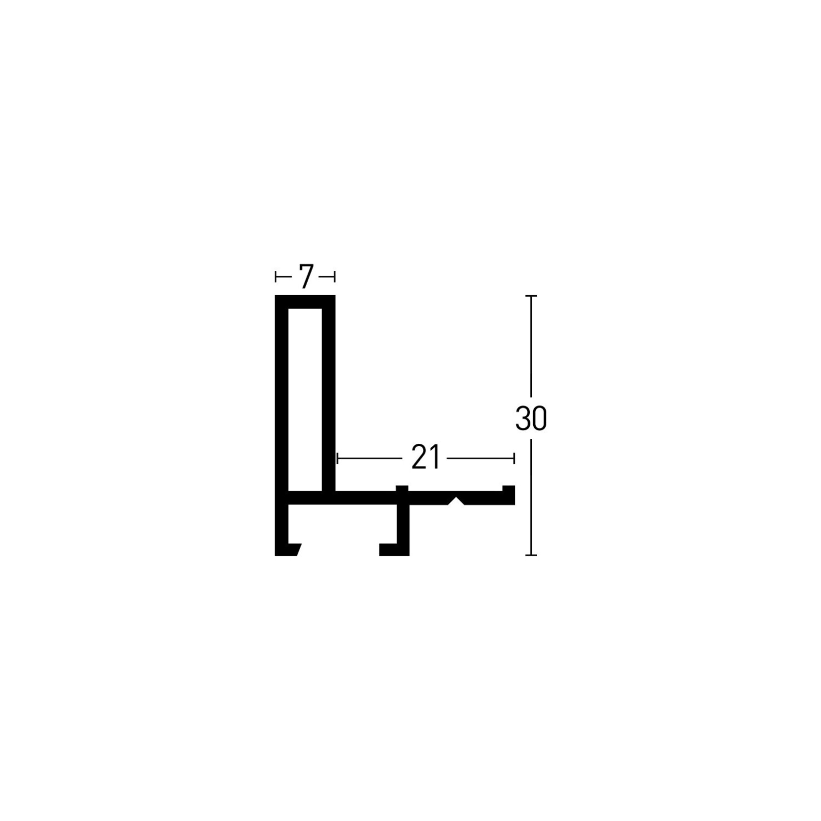 Maatwerk P 26 Black Silver