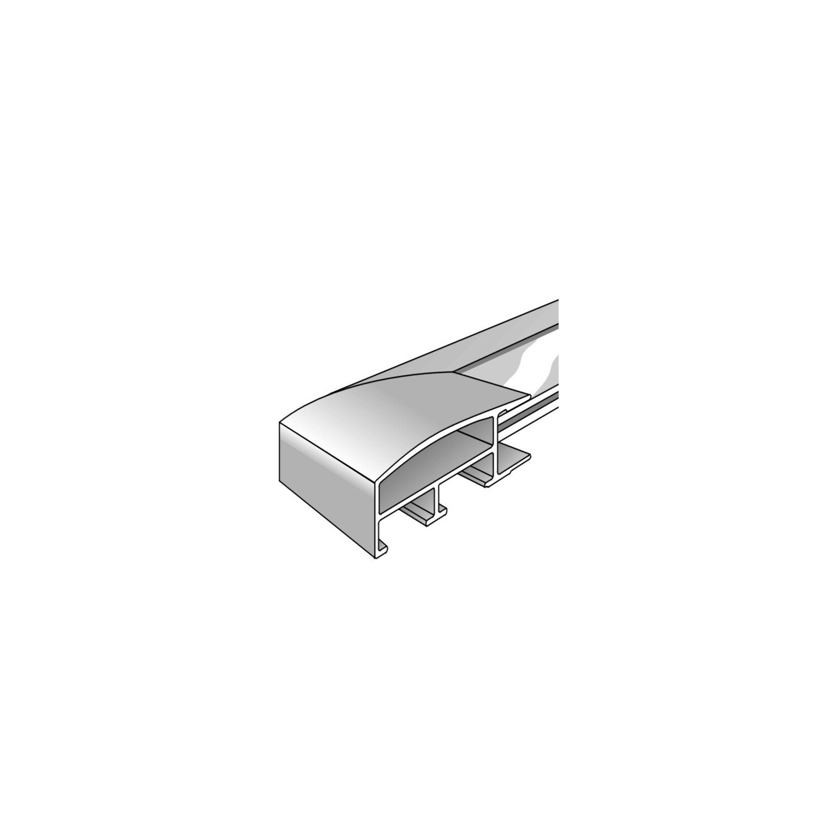 Maatwerk P 82 Frosted Silver