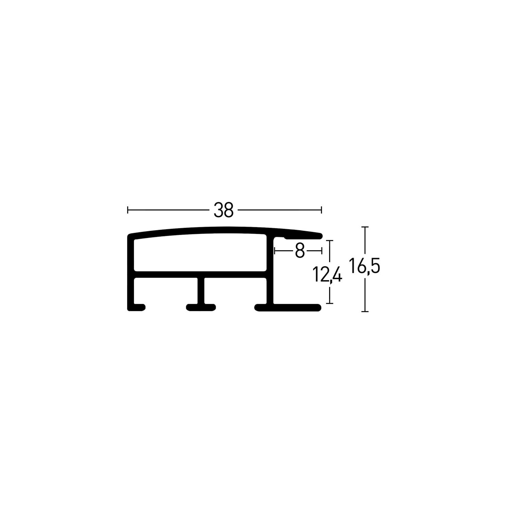 Maatwerk P 82 Brushed Black