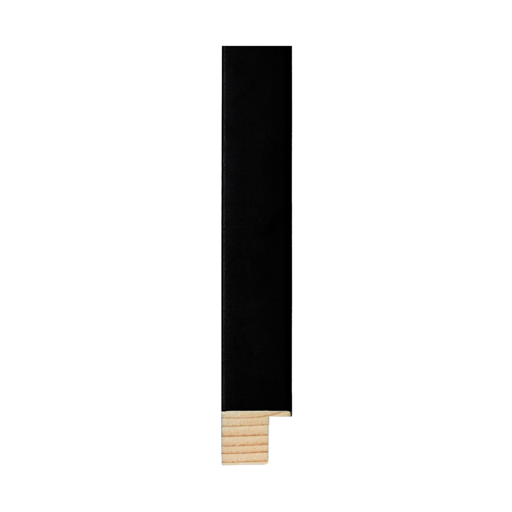 Maatwerk Fortuna zwart 15x30mm