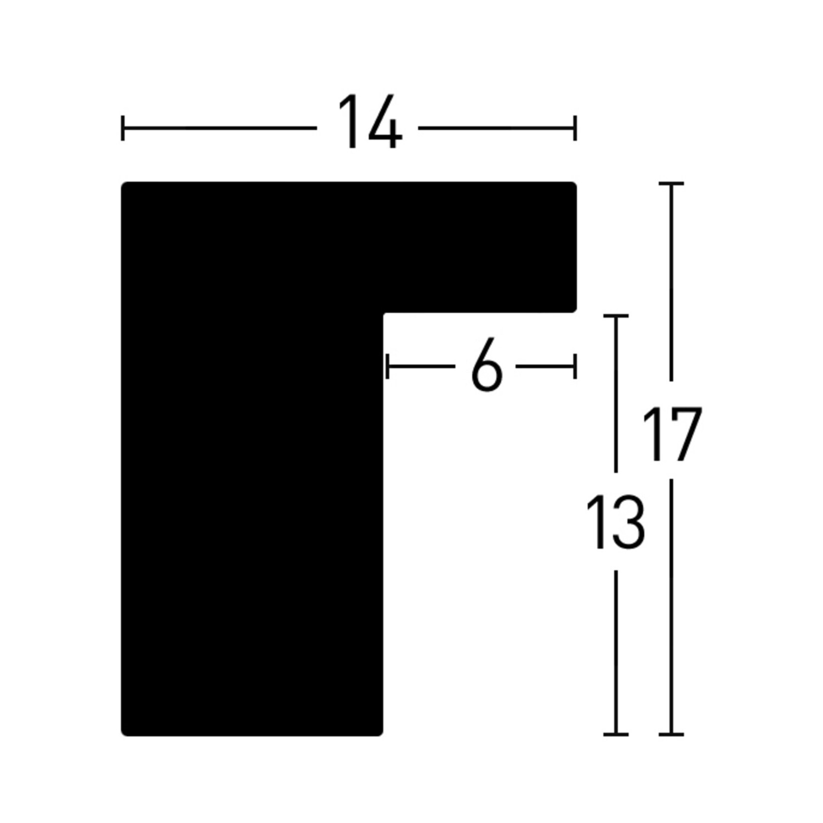 Maatwerk Loft Anthracite 14mm