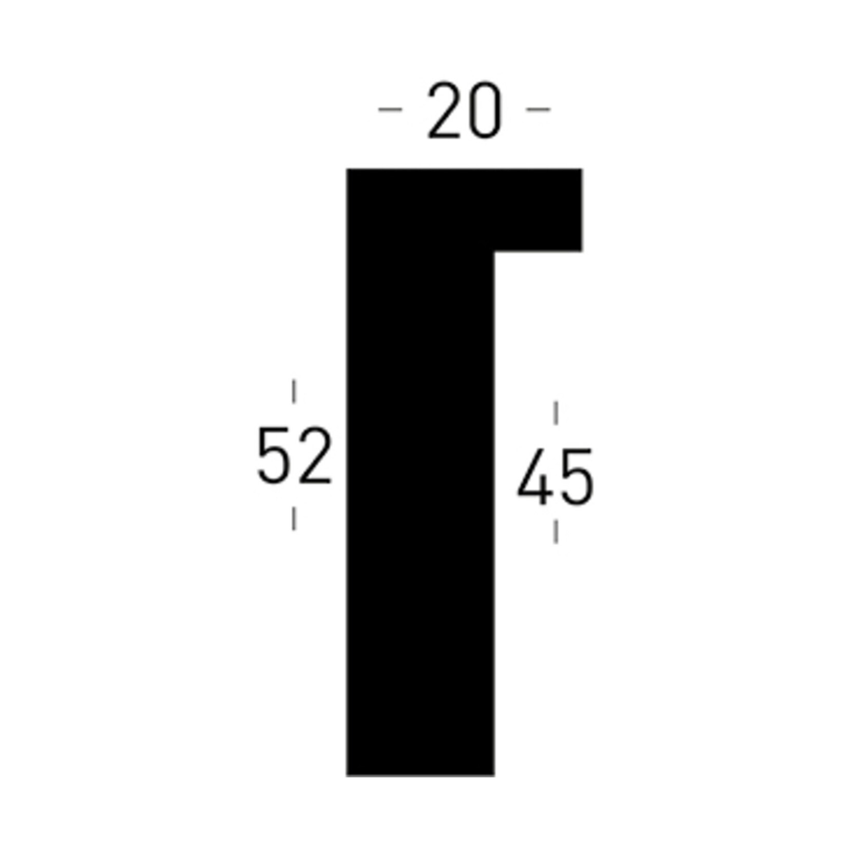 Maatwerk Matrix 20x52 Gold