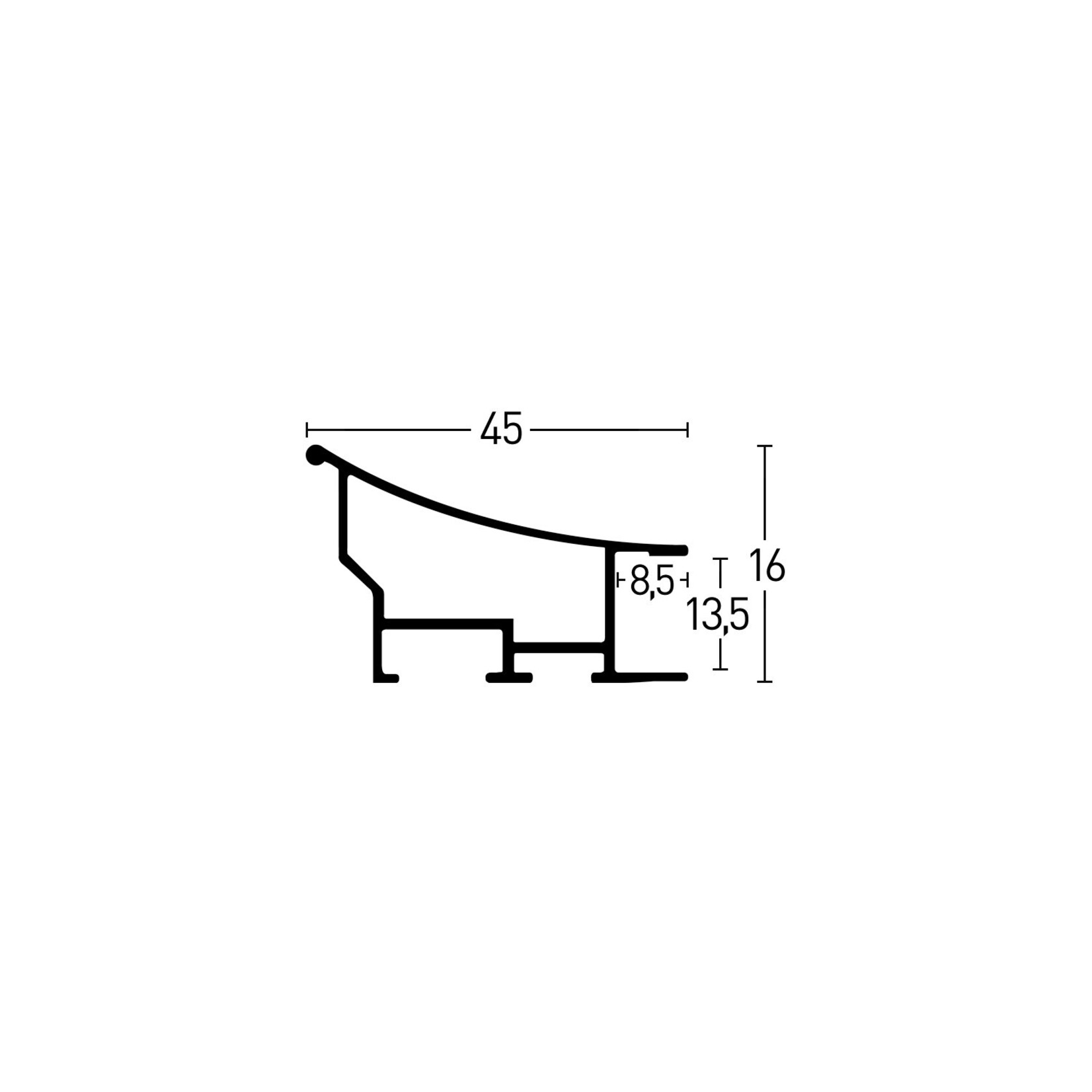 Maatwerk P 220 Silber