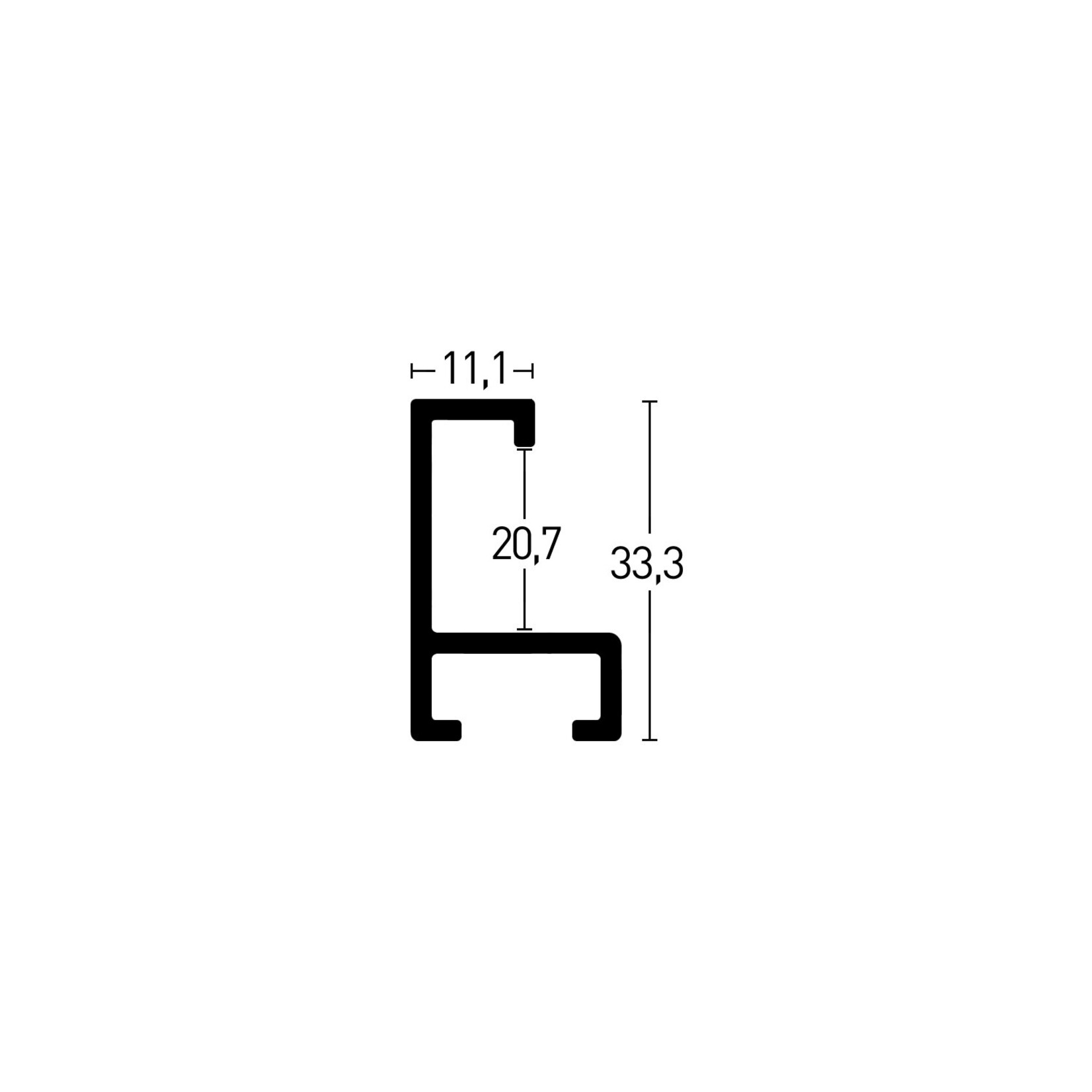 Maatwerk P 221 Reflex Silver