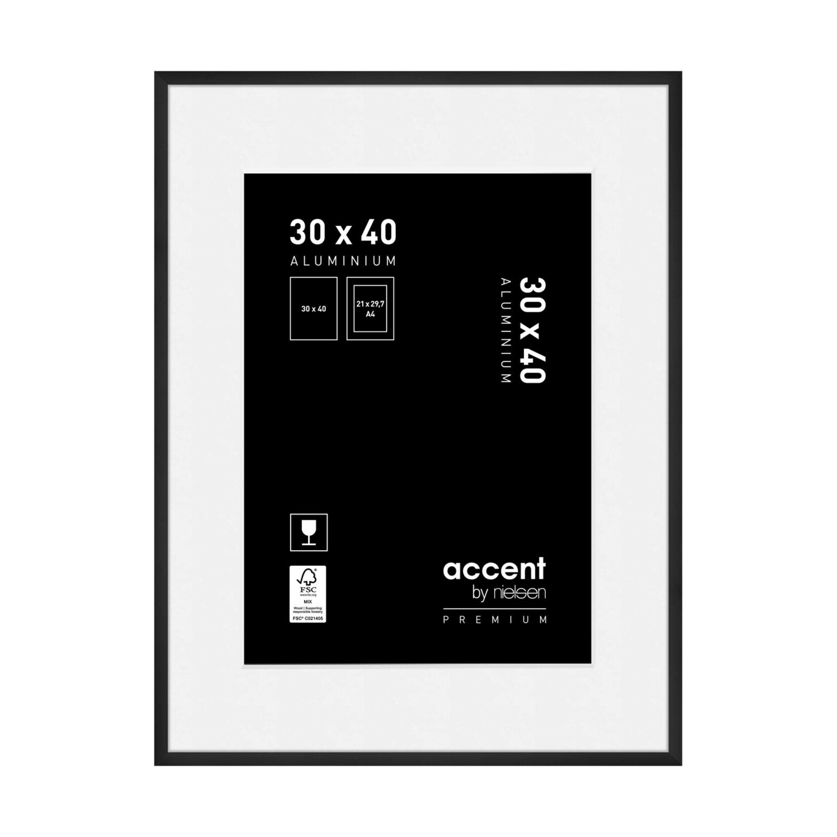 Nielsen aluminium wissellijst & passe partout