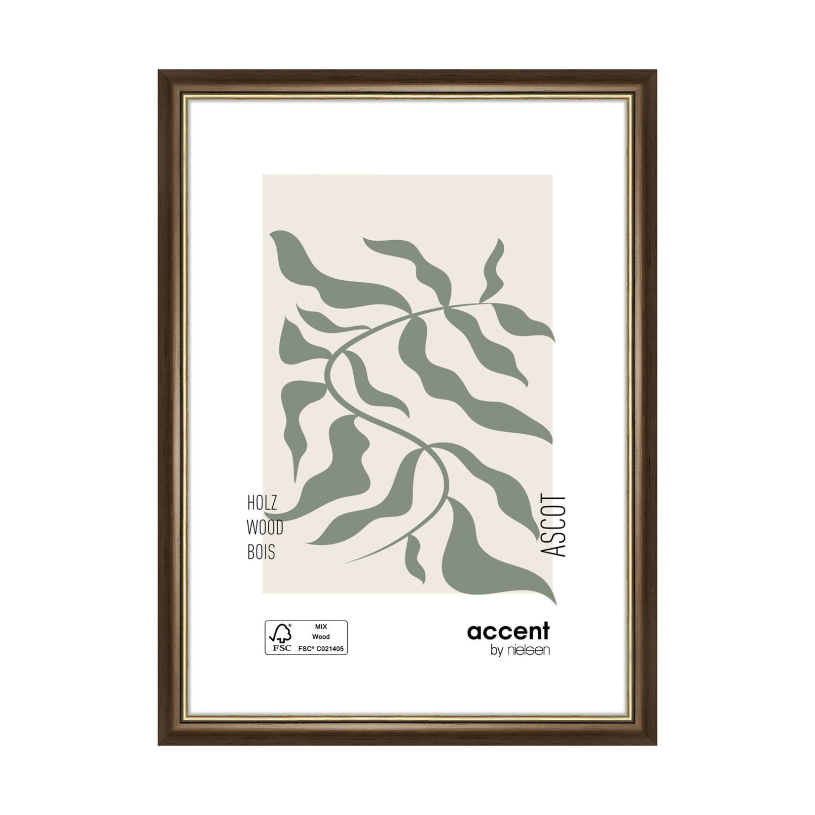 Nielsen Ascot Dark Brown / Gold