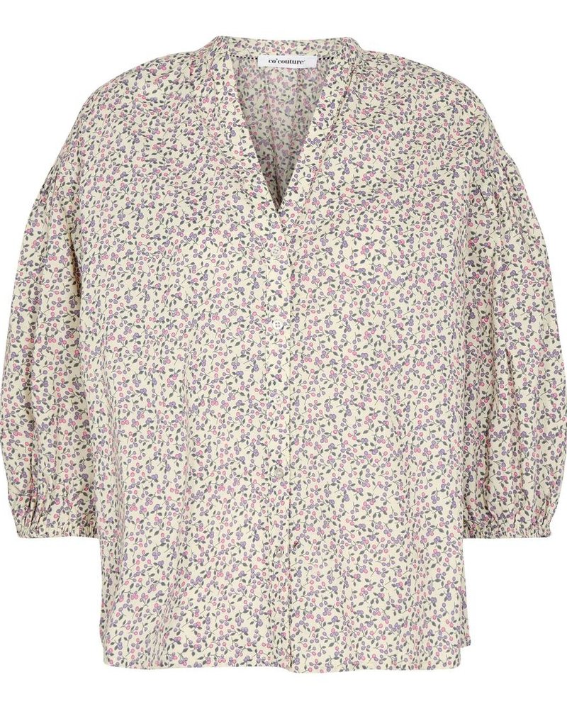 Co'Couture Cherry Flower S/S Shirt