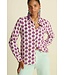 Pom Amsterdam  Mila Flower Blouse in Ecru SP7724