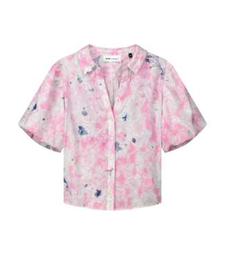 Pom Amsterdam  Shine Lilies Pink Blouse SP7747