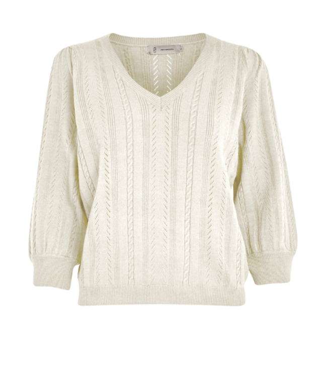 Peppercorn Rosalia 3/4 Sleeve V-neck Pullover PC7829