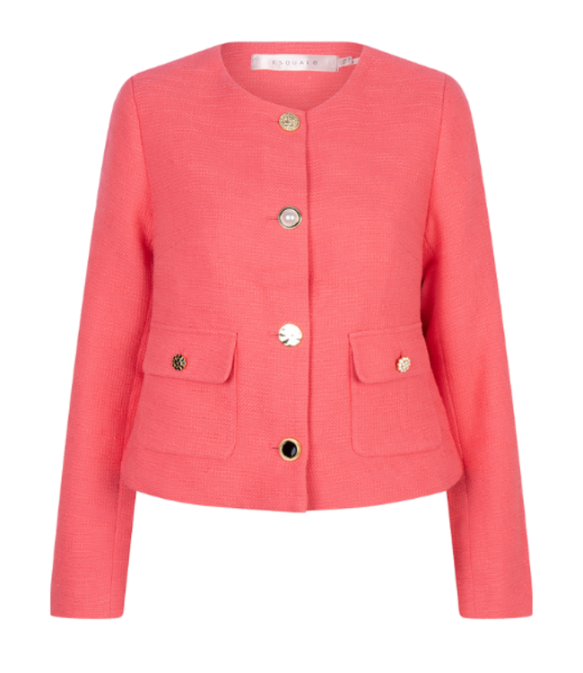 EsQualo Jacket Slub Boucle