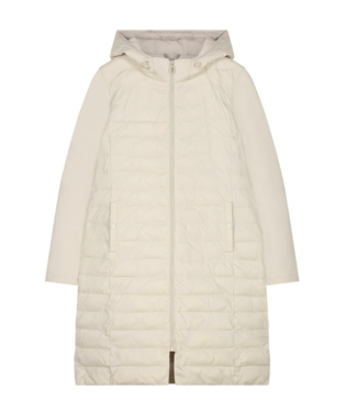 Rino Pelle Donna Padded Mix Material Coat