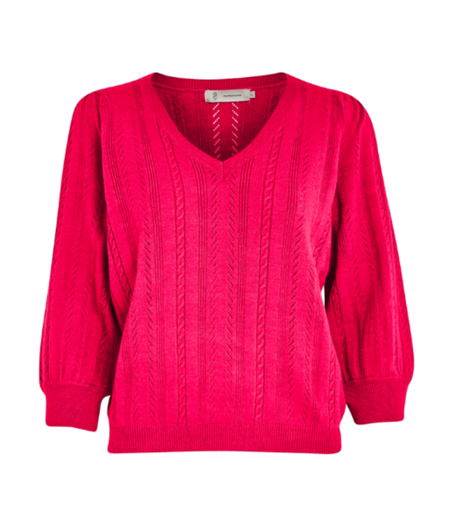 Peppercorn Rosalia 3/4 Sleeve V-neck Pullover PC7829