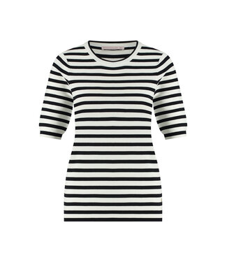 Studio Anneloes Luna Stripe Short Slv Pullover 91510