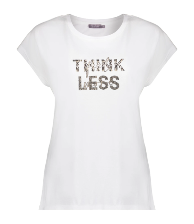 Geisha Fashion T-shirt Think Less 42374-41