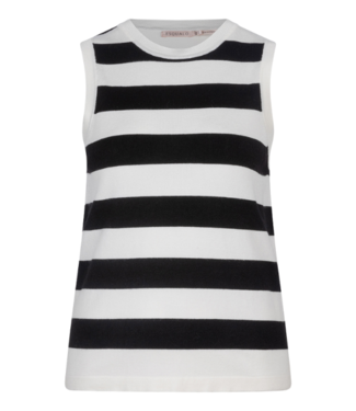 EsQualo Top Striped SLV/LSS