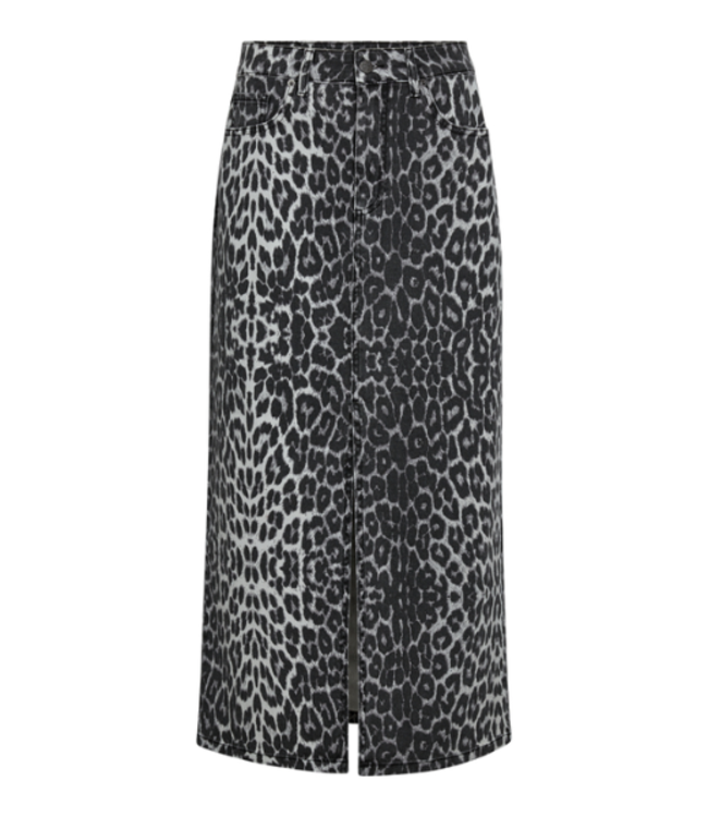 Co'Couture LeoCC Denim Slit Skirt 34110