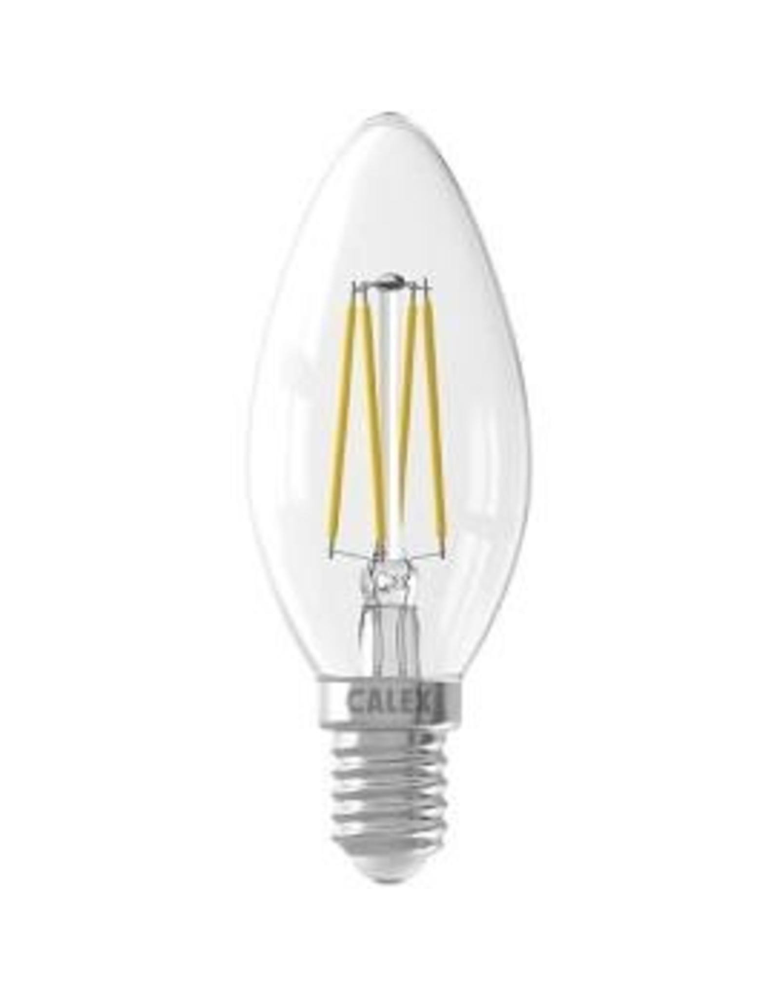 Calex Filament LED Lamp - E14 - Kaars B35 - Helder - 3.5W - 250lm - Dimbaar 2700K