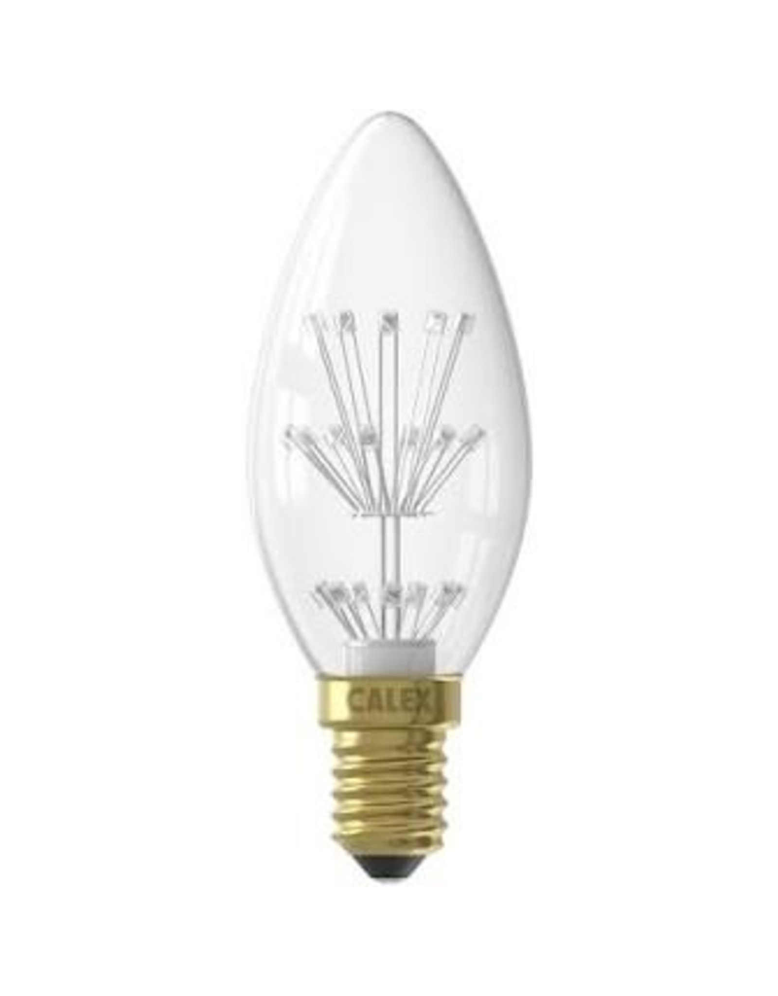Calex Pearl LED Kaarslamp 220-240V 1,0W E14 B35, 20-leds 1800K