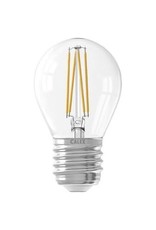 Calex LED Full Glass Filament Ball-lamp 220-240V 3,5W 350lm E27 P45, Clear 2700K CRI80 Dimmable, energy label A++