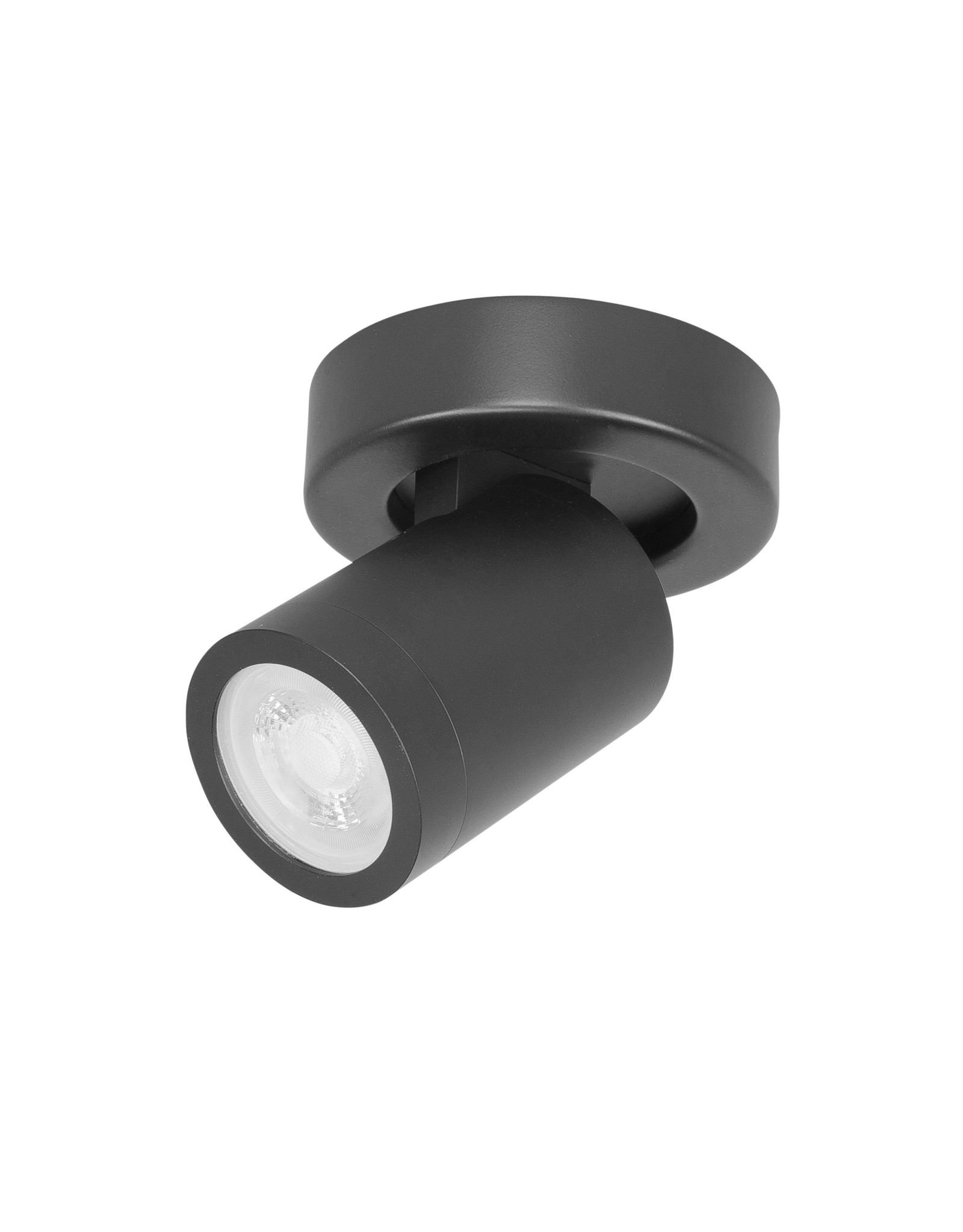 Oliver spot  GU10 LED IP44 rond Mat Zwart zonder lampen