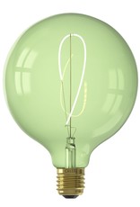 Calex NORA LED colors Globe G125 soft U-filament 240V 4W E27, Emerald Green 2200K dimmable, energy label B