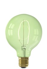 Calex NORA LED colors Globe G95 soft U-filament 220-240V 4W E27, Emerald Green 2200K dimmable, energy label B