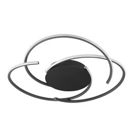 Highlight Reverso plafondlamp Ø46 cm zwart LED dimbaar