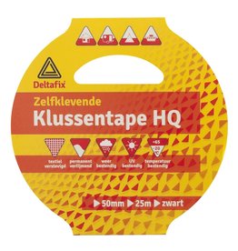 DUCTTAPE ZWART	25 M	50 MM