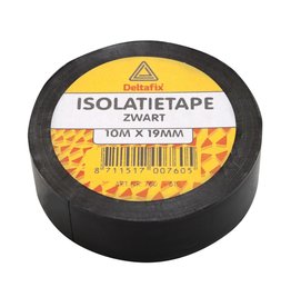 ISOLATIEBAND ZWART	10 M	19 MM