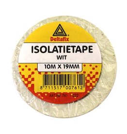 ISOLATIEBAND WIT	10 M	19 MM	0.13