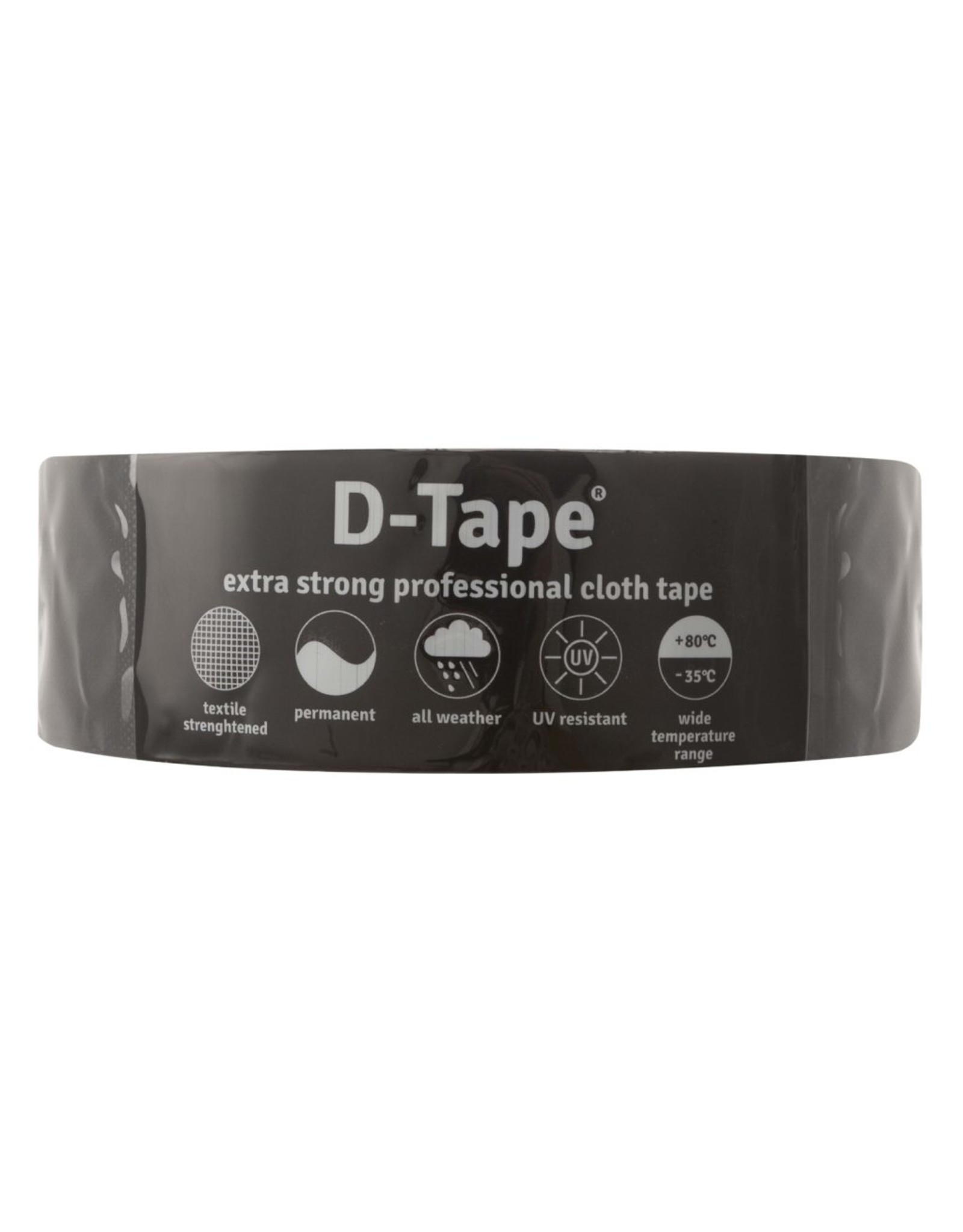 EXTRA STERKE DUCTTAPE ZWART	50 M.	50 MM	0.32