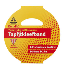 Dubbelzijdige Tapijttape	 25M	50 MM